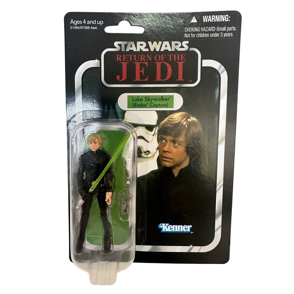 Kenner Star Wars Black Luke Skywalker Endorā Capture Action Figure VC23 3.75in